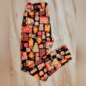 LuLaRoe Tall & Curvy Women's Colorful Graphic Print Leggings